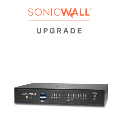 Picture of SonicWall TZ270 Tradeup with 3 YR APSS and CSE for 1 YR SIA - Basic (10 Users) and 1 YR SPA - Advanced (3 Users)