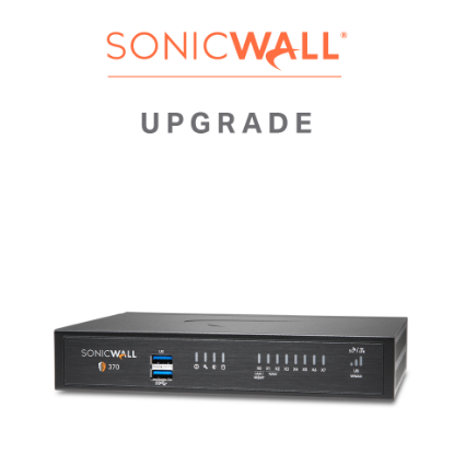 Picture of SonicWall TZ370 Promotional Tradeup with 3 YR APSS and CSE for 1 YR SIA - Basic (10 Users) and 1 YR SPA - Advanced (3 Users)