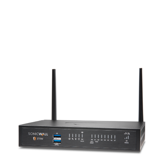 Picture of SonicWall TZ370 Wireless-AC Secure Upgrade Appliance ONLY No Subscription (EXISTING SONICWALL INTL CUSTOMERS ONLY)