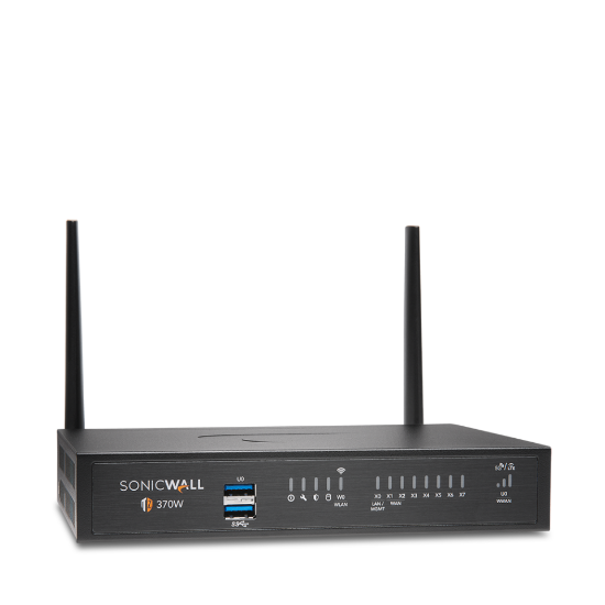 Picture of SonicWall TZ370 Wireless-AC Secure Upgrade Appliance ONLY No Subscription (EXISTING SONICWALL INTL CUSTOMERS ONLY)