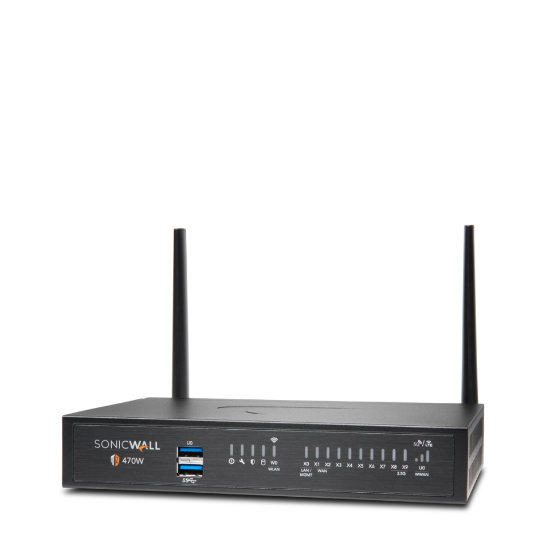 Picture of SonicWall TZ470 Wireless-AC INTL TotalSecure - Essential Edition
