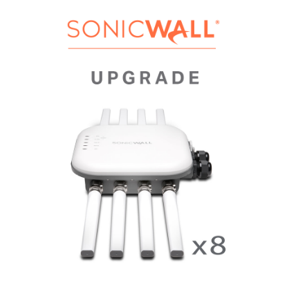 Picture of SonicWave 432O Wireless Access Point 8-Pack Secure Upgrade Plus with Secure Wireless Network Management and Support 3YR (NO POE) INTL